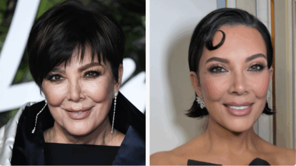 Lifting visage Kris Jenner